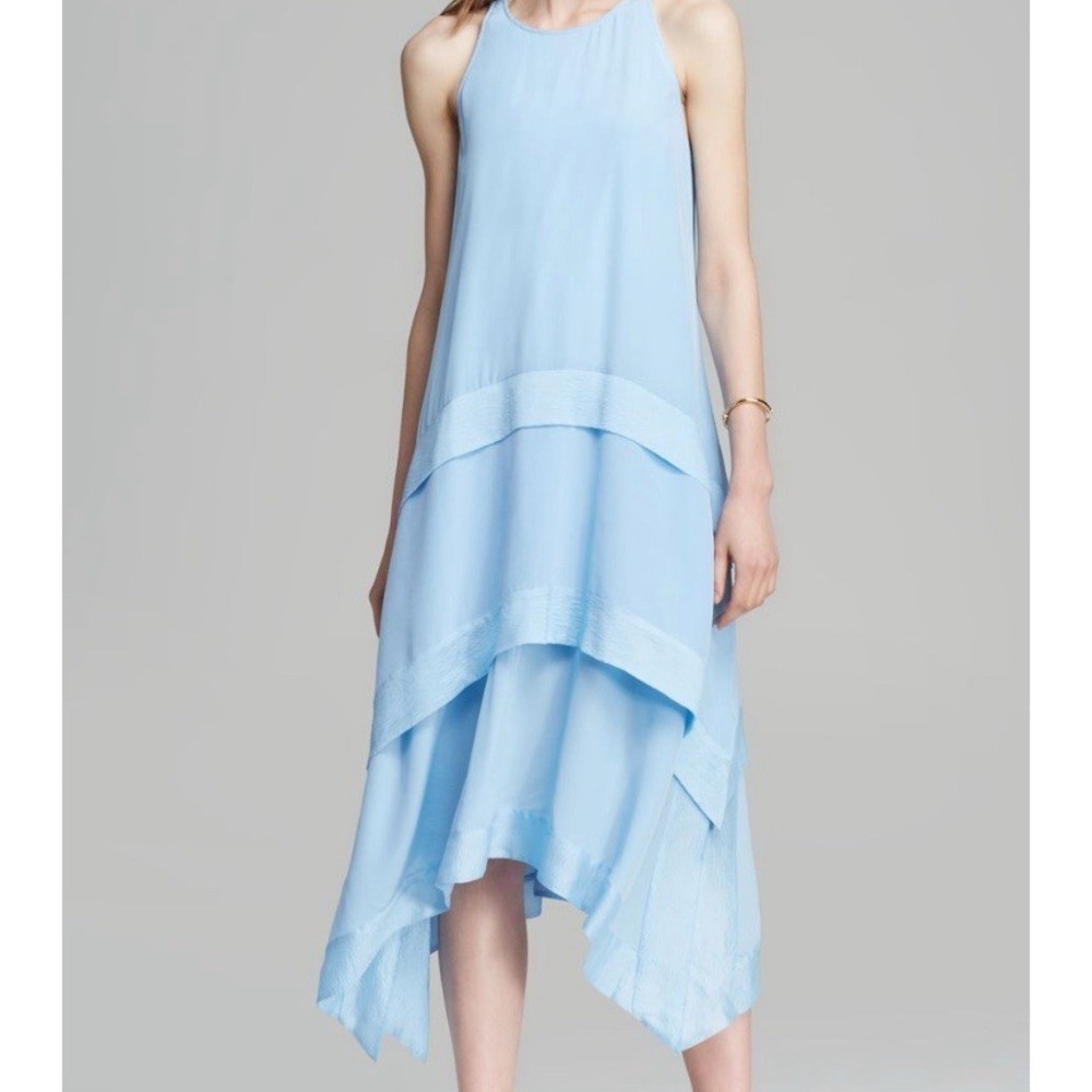 $468 NEW ELIZABETH & JAMES MAYLIE MIDI DRESS Size 4 100% SILK